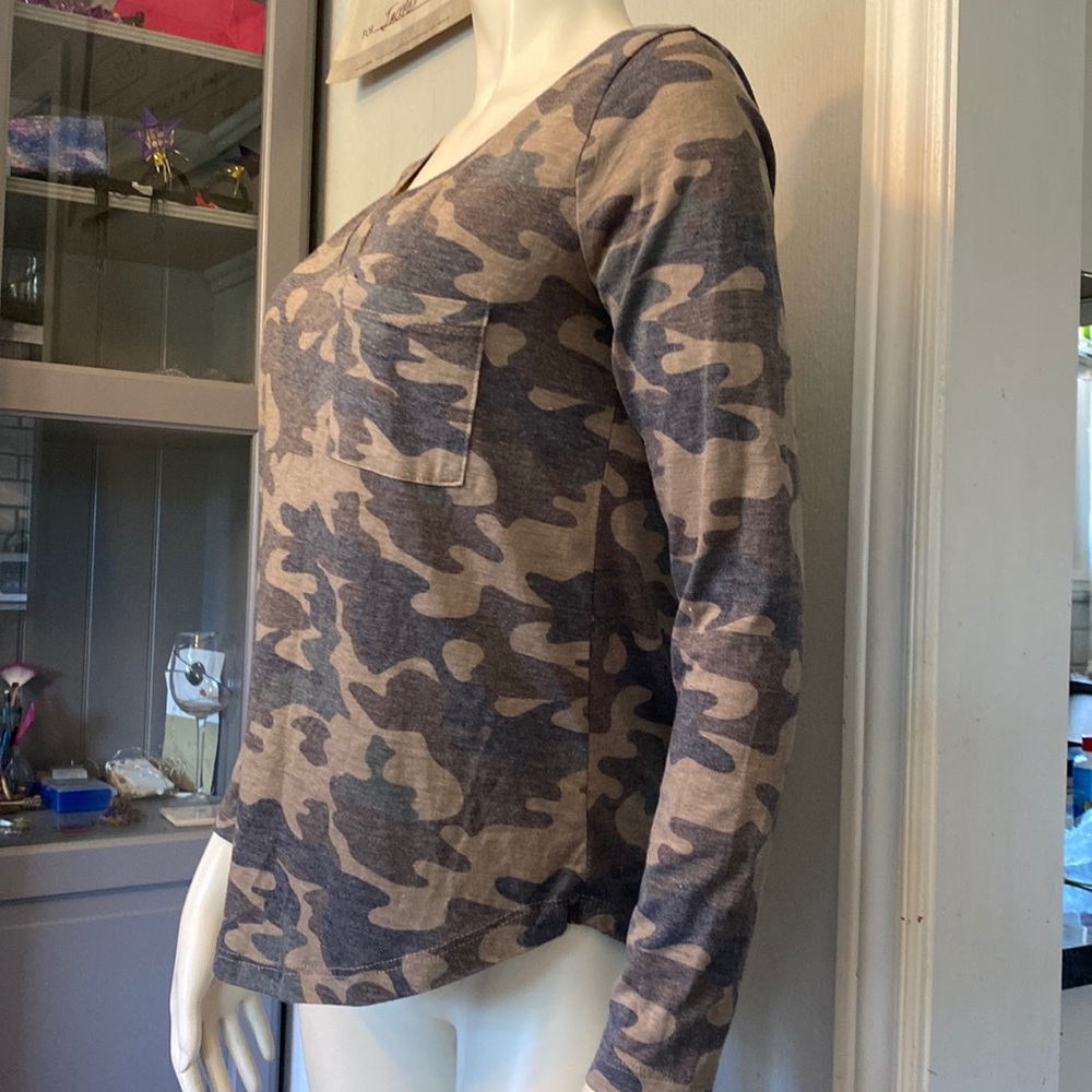 Tresics Army Print Long Sleeves Tee